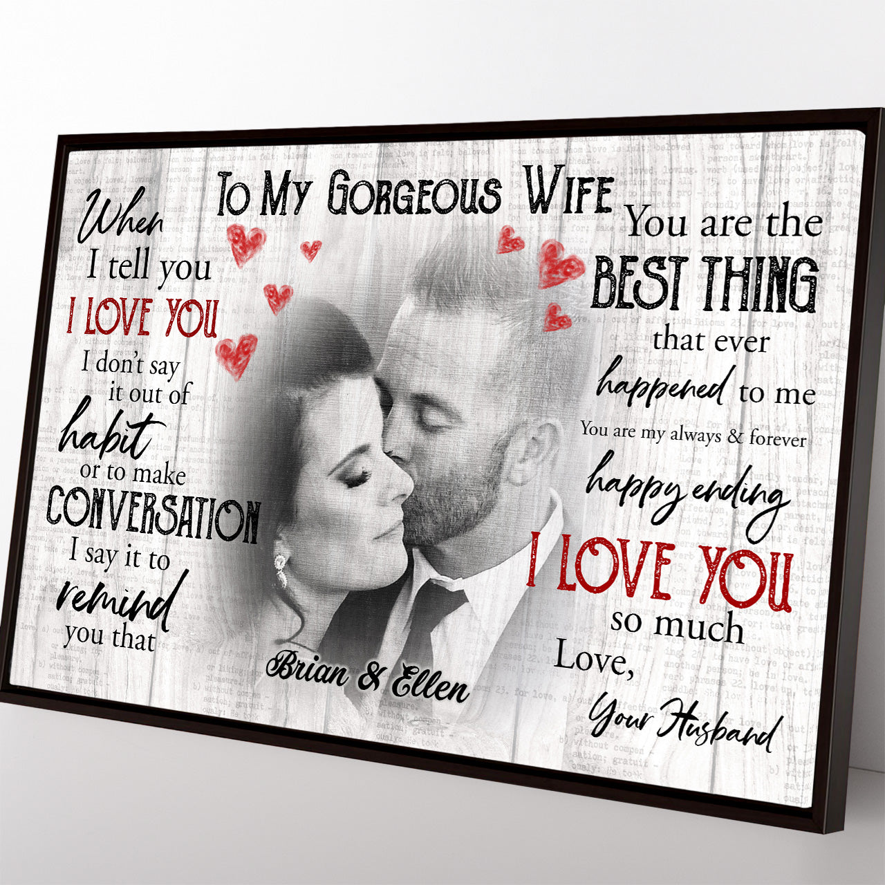 Personalized Canvas Gift Ideas for Wife, Gift For Her, Valentines Day Gifts For Her 20121302