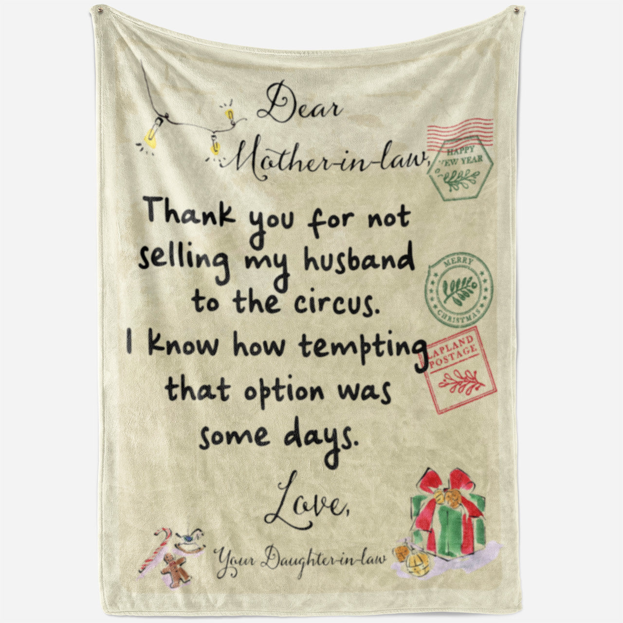 Funny Blanket Christmas Gift Ideas for Mother in Law 2011288 - Fleece Blanket