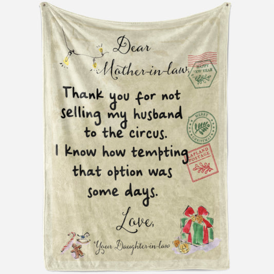 Funny Blanket Christmas Gift Ideas for Mother in Law 2011288 - Sherpa Blanket