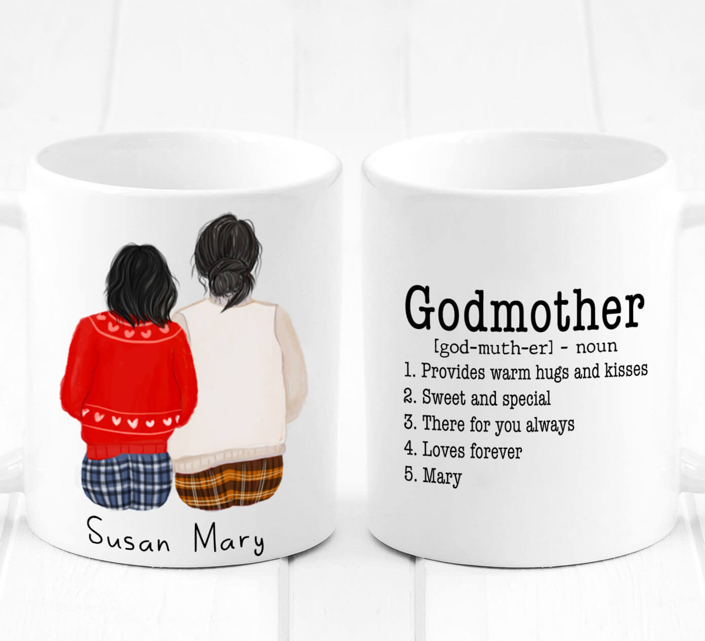 Definition of Mom Fun Dictionary Custom Mug - Berry Berry Sweet