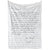 Personalized To My Wife Blanket, Love Letter Blanket