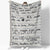 Love Letter Blanket for Dad, Personalized Gift for Dad