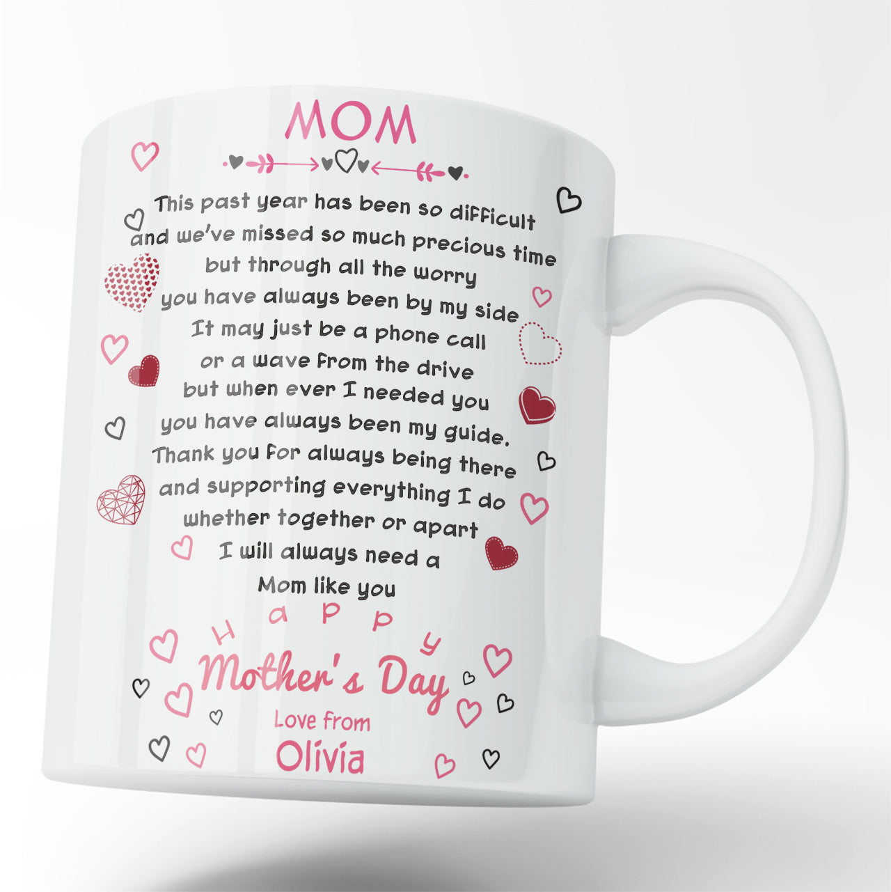 Mothers Day Gift Mug for Mom, 2021 Year is so Difficult