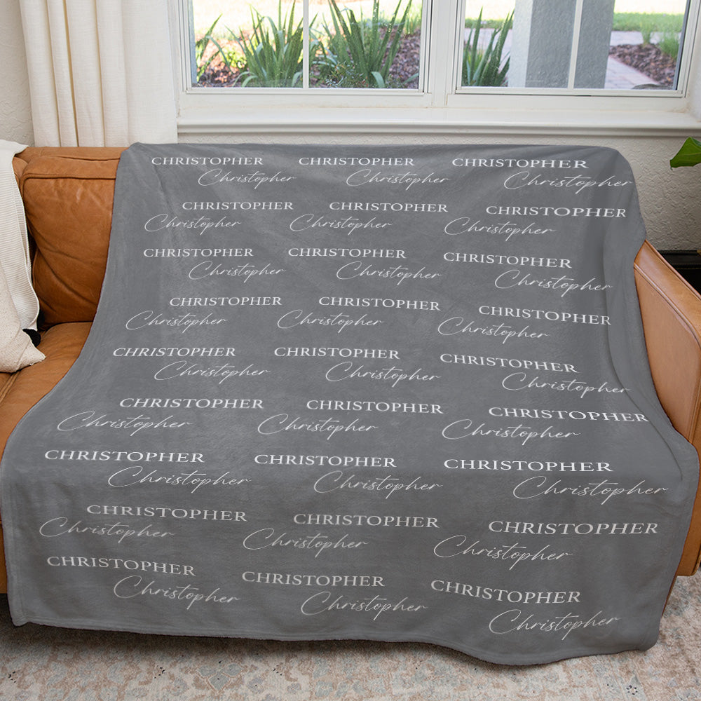 Custom Baby Name Swaddle, Personalized Blanket, Newborn Swaddle Custom Baby Shower Gift