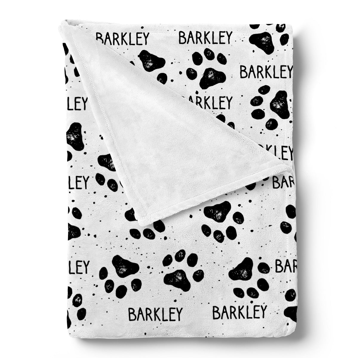 Personalized Dog Name Blanket, Custom Pet Name Blanket, Gift Blanket for Dog Mom Dad, Christmas Birthday Mother's Day Gift Ideas for Pet Owner