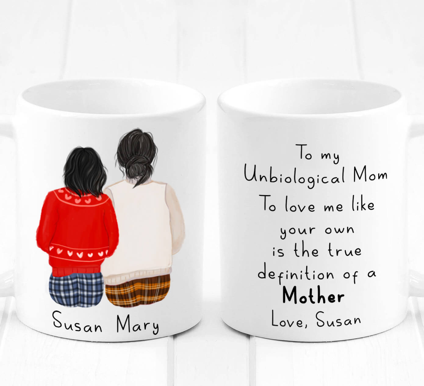 Personalized Mom Mug - Mother's Day Gifts Idea - Gifts for Mom