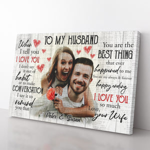 Personalized Canvas Gift For Him, Valentines Day Gifts For Him, Christmas Gift Ideas For Him 20121301