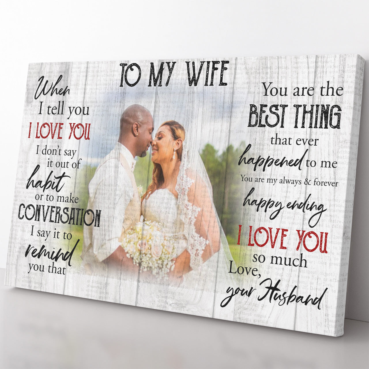 Personalized Canvas Gift Ideas for Wife, Gift For Her, Valentines Day Gifts For Her 20121302