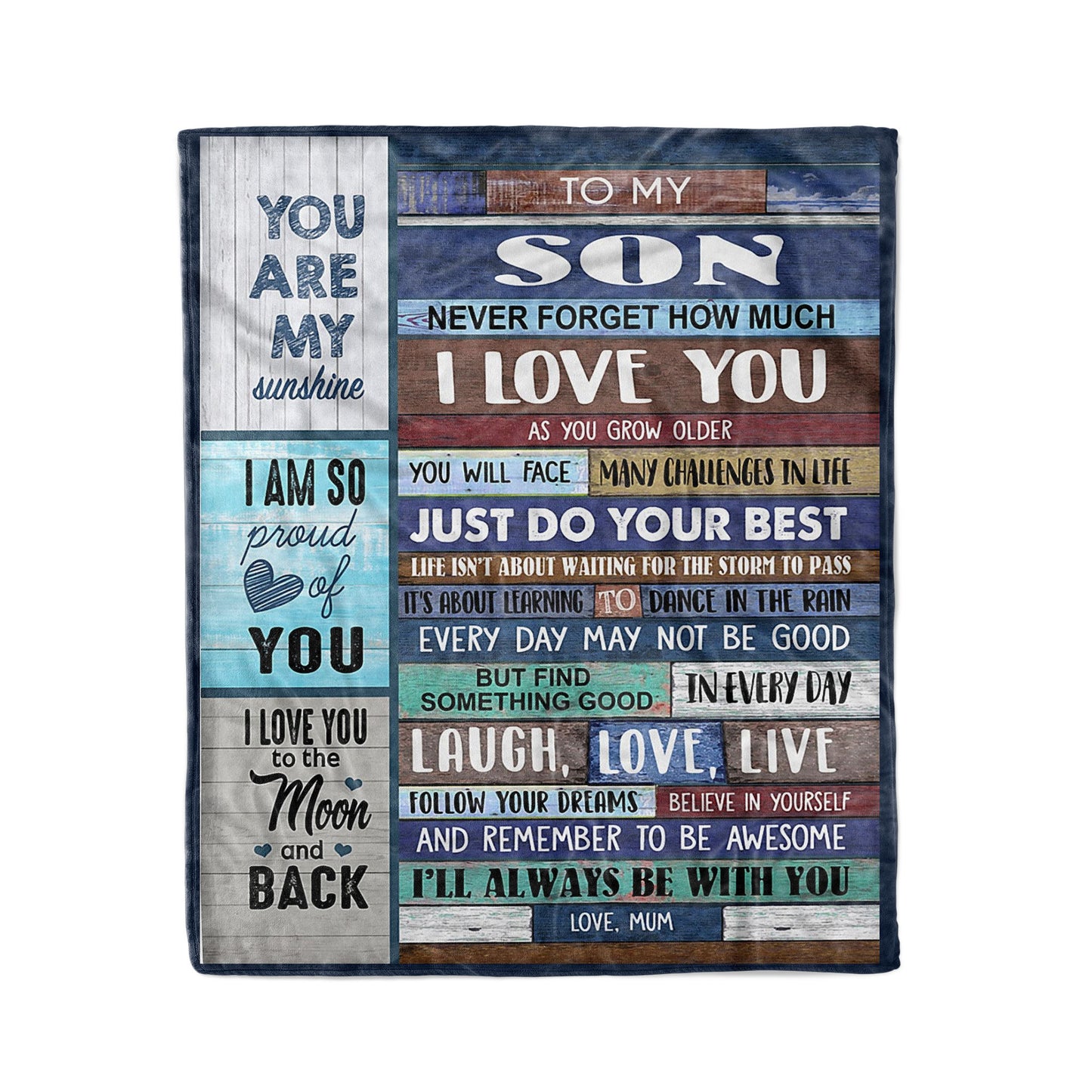 Blanket Gifts For Sons From Mothers, Birthday Gift Ideas For Son, How Much I Love You