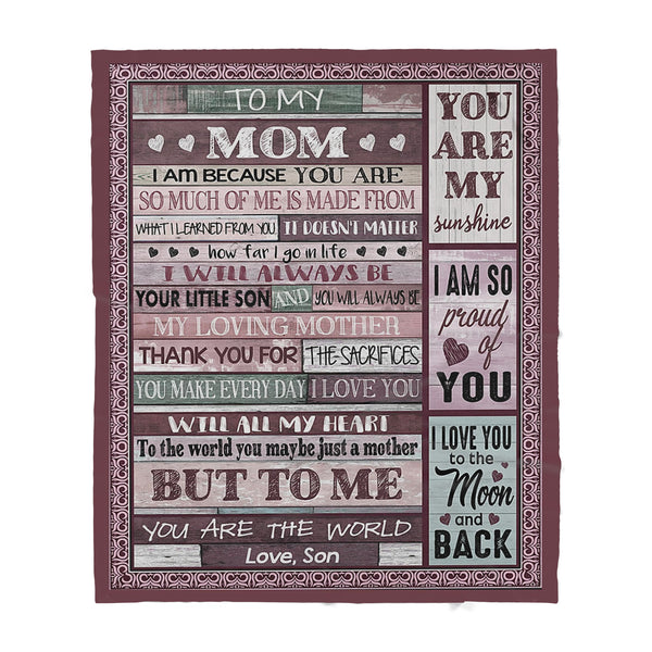 TKM Home Gifts For Mom, Christmas Birthday Gifts For Mom, Blanket