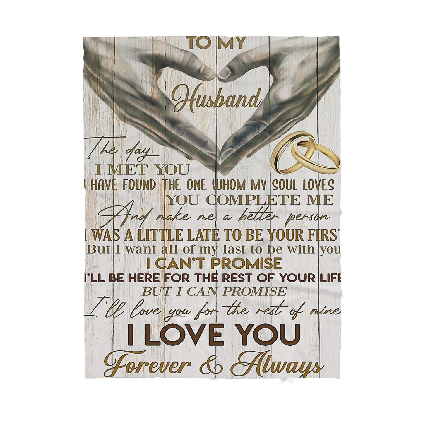 Blanket Gift For Husband, Romantic Anniversary Gift Husband, The Day I Met You