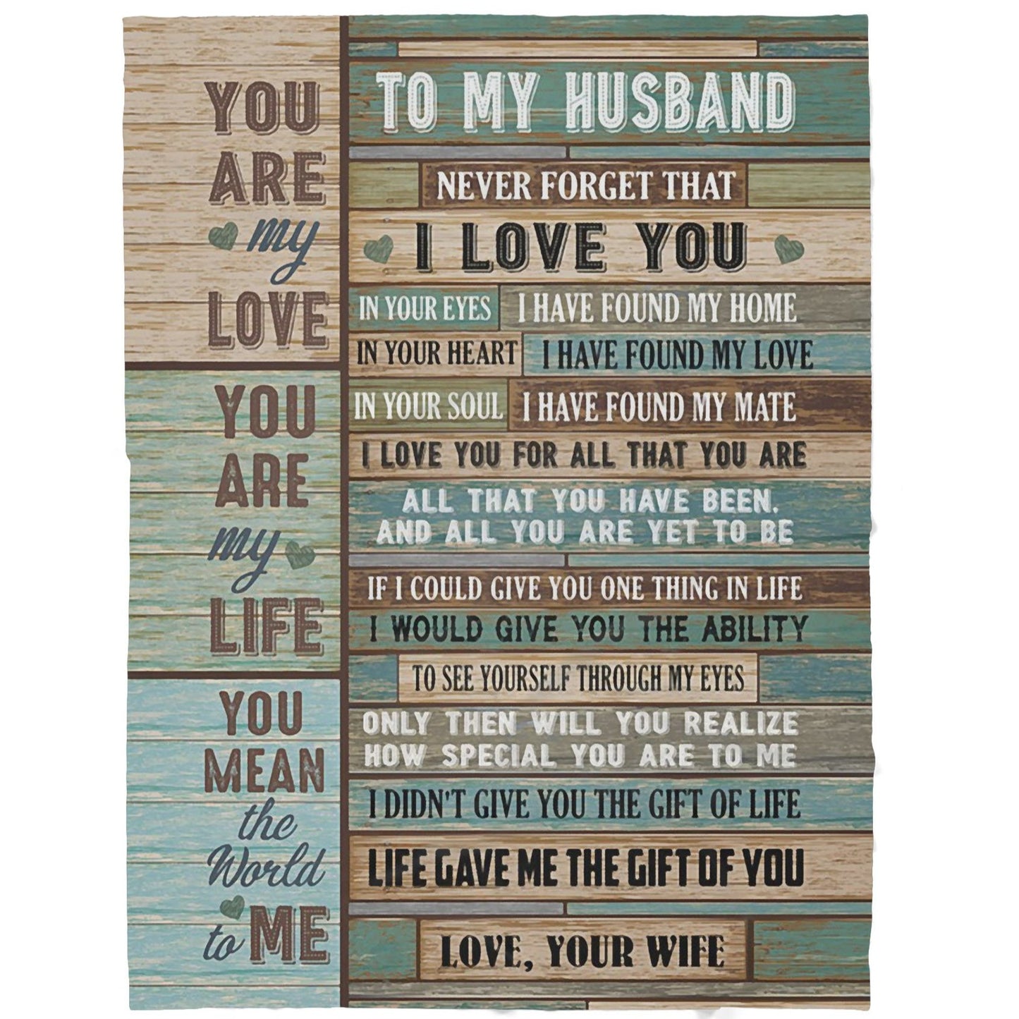 Blanket Gift For Him, Gifts For Men, You Are My Love