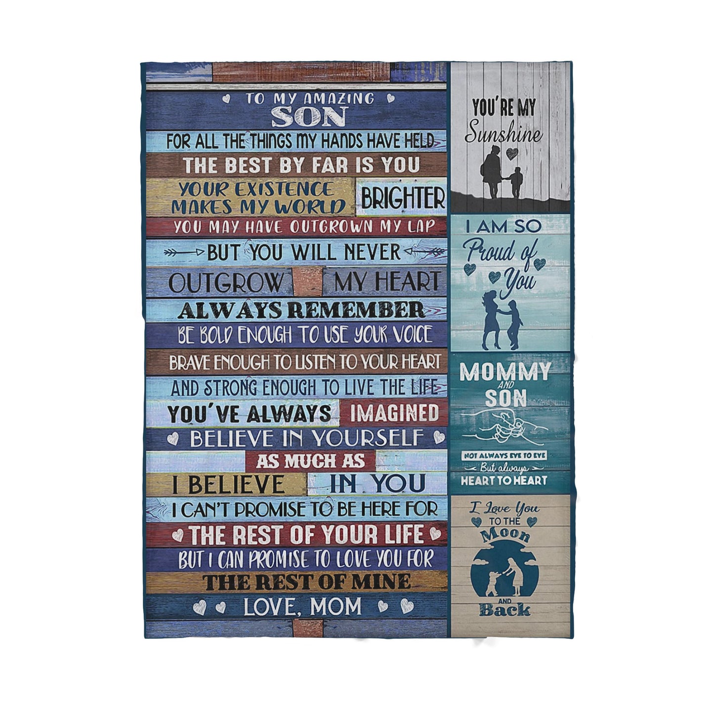 Blanket Gift For Son, Graduation Gift Ideas For Son, All The Things