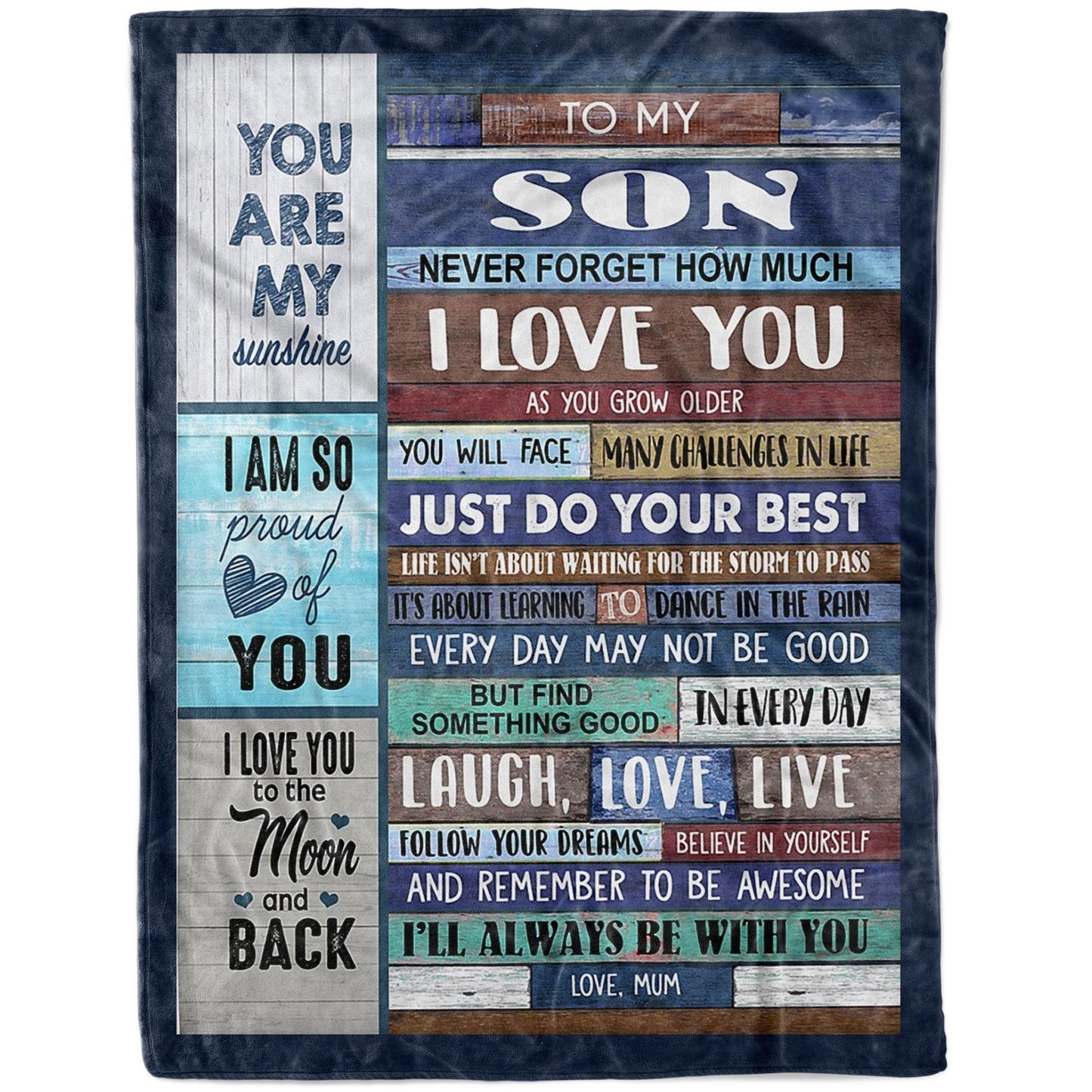 Blanket Gifts For Sons From Mothers, Birthday Gift Ideas For Son, How Much I Love You