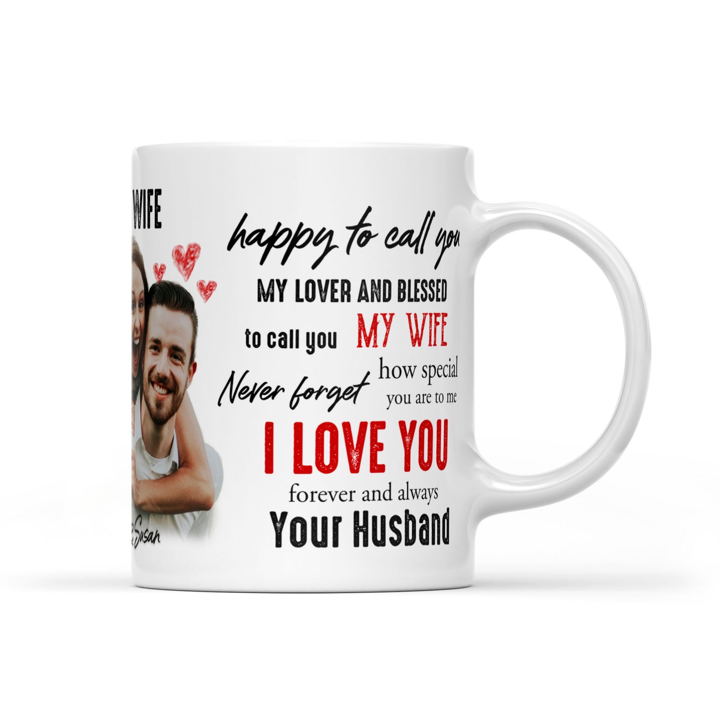 Mug Gift for Wife Missing Caring Loving You 210123M12