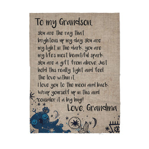 Blanket Gift For Grandson, Keepsake Gifts For Grandsons, You Are The Ray