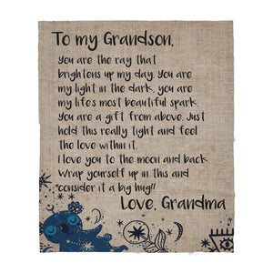 Blanket Gift For Grandson, Keepsake Gifts For Grandsons, You Are The Ray