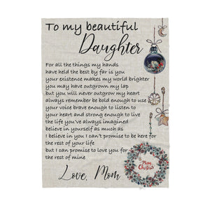 Blanket Christmas Daddy Daughter Gifts, Birthday Gift Ideas For Daughter, Far Is You