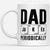 Dad JoKEs Periodically Funny Gift Ideas for Fathers Day Love Chemical DS White Mug