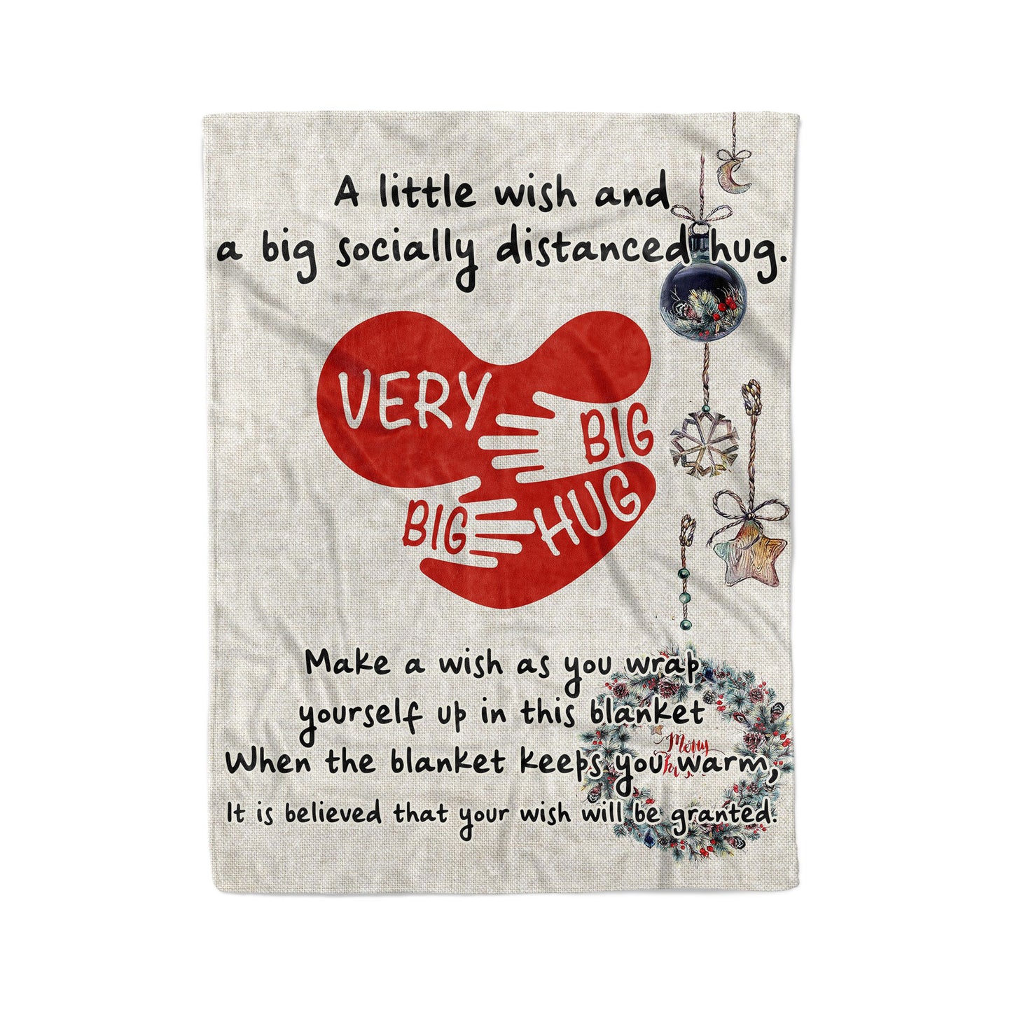 Christmas Blanket Gift Ideas, A Little Wish Blanket, a Big Socially Distanced Hug