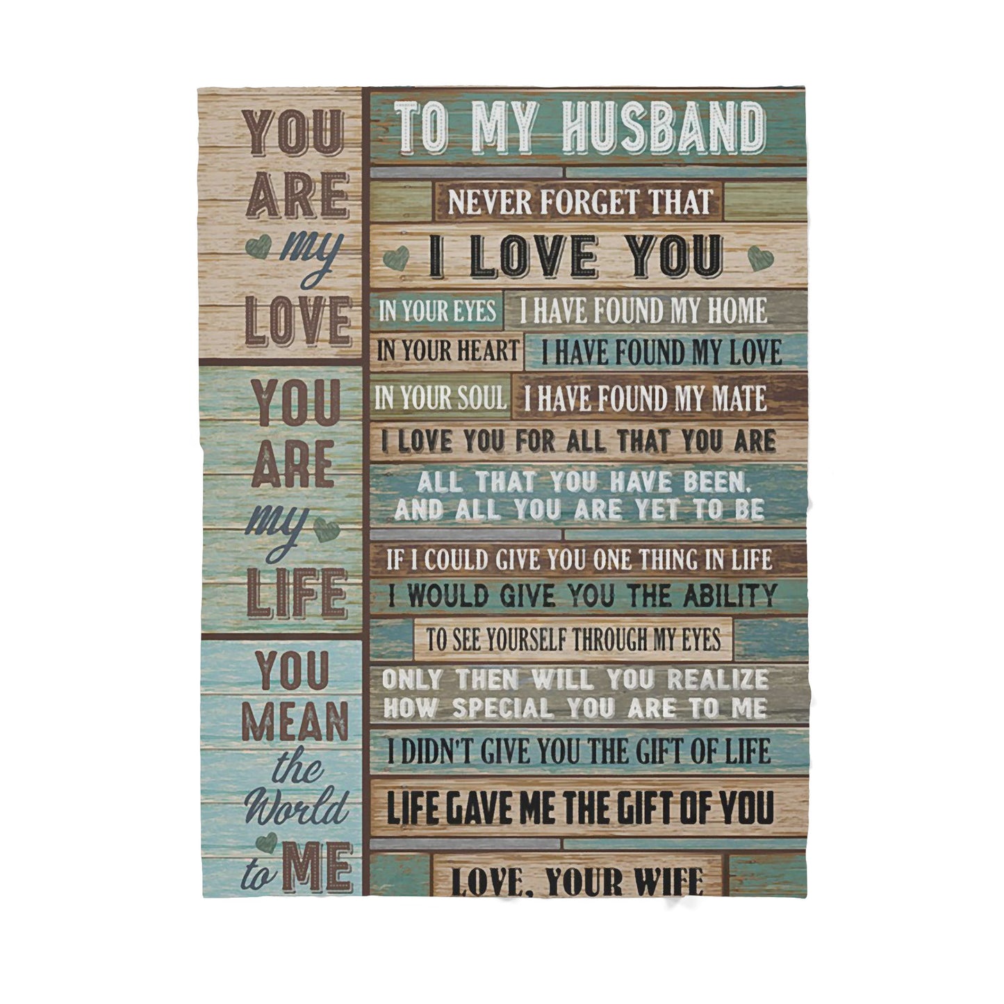 Blanket Gift For Him, Gifts For Men, You Are My Love