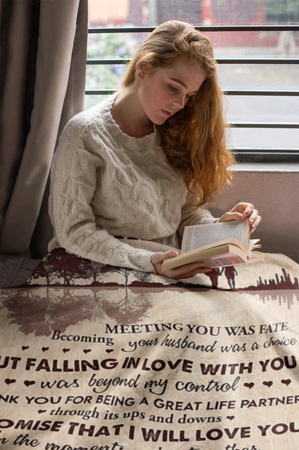 Blanket Gift For Her, Anniversary Gifts For Her, Falling in Love with You